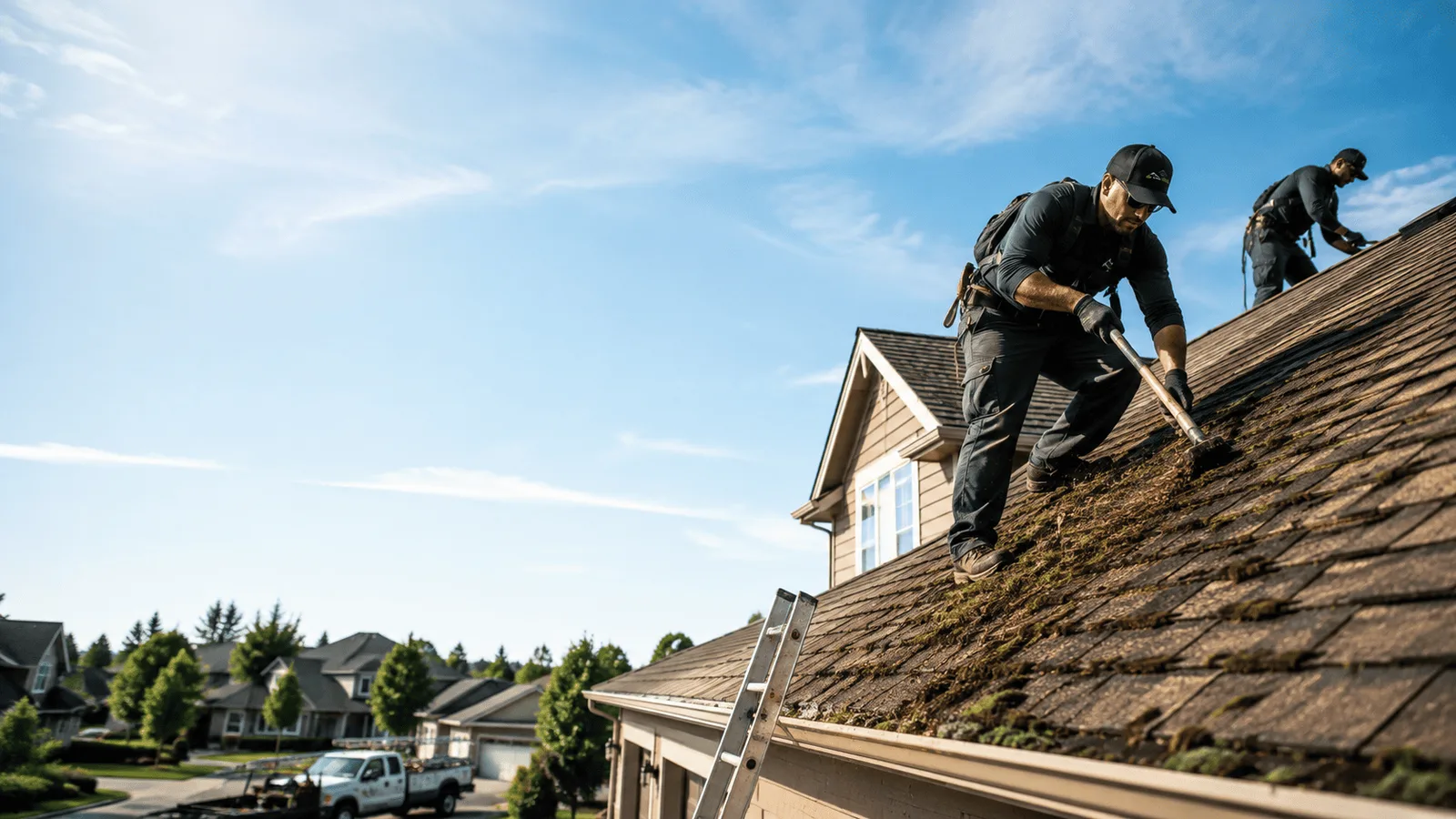 Roof Moss Removal in Rock Falls, IL near me